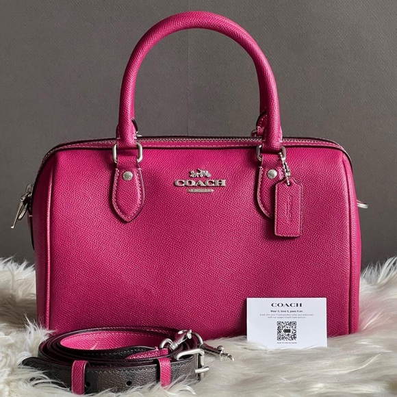 CH322 - Coach Rowan Satchel with Signature Canvas Detail - Picture 12 of 14